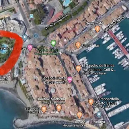 Lejlighed Frontline Sea In The Center Of Puerto Banus-beach Marbella