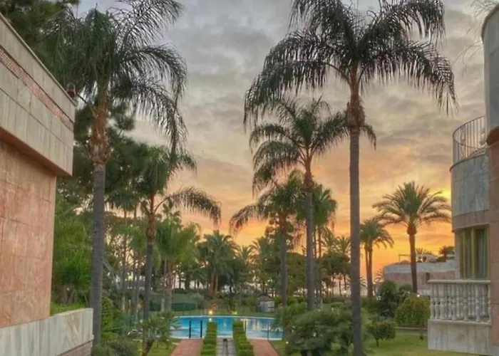 Frontline Sea In The Center Of Puerto Banus-beach *