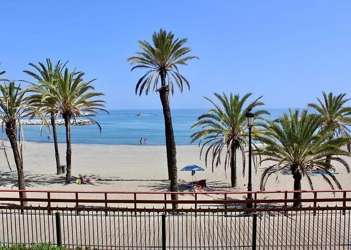 Frontline Sea In The Center Of Puerto Banus-beach *